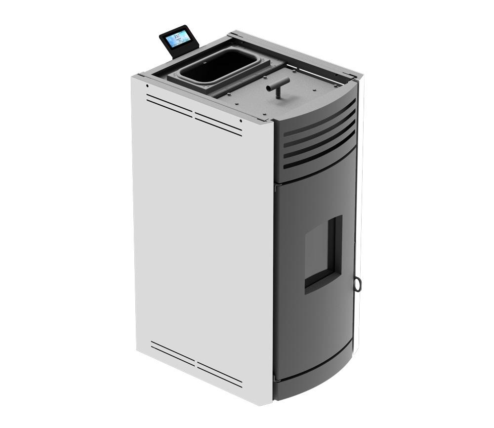 RobinWood Pelletkaminofen wasserführend Enya Aqua Weiss 12-30 kW<br>(Variante: 12 kW) RobinWood Pelletkaminofen wasserführend Enya Aqua Weiss 12-30 kW<br>(Variante: 12 kW)